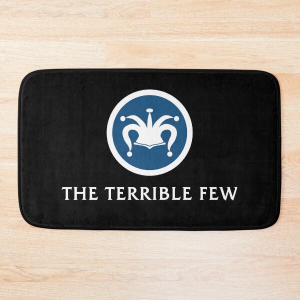 Item preview, Logo + The Terrible Few (White Lettering, Dark Items) designed and sold by The Terrible Merch Store.