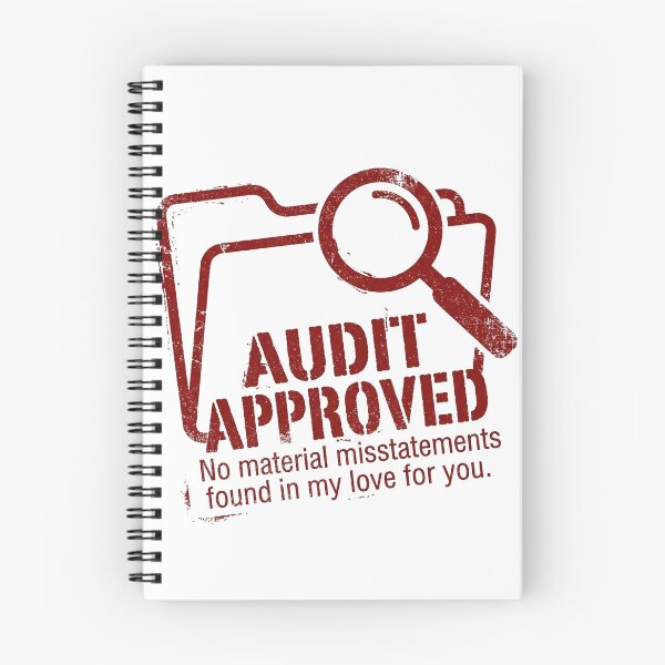 Item preview, Audit Approved Valentine with No Material Misstatements designed and sold by FiscalFashions.