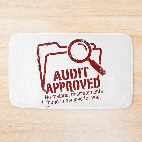 Item preview, Audit Approved Valentine with No Material Misstatements designed and sold by FiscalFashions.