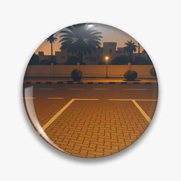 Item preview, Twilight Lines – Minimalist Coastal City Flat Art designed and sold by Sepia soul.