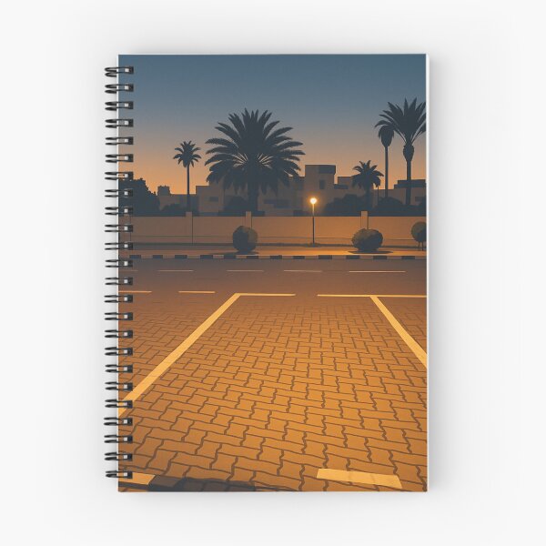 Item preview, Twilight Lines – Minimalist Coastal City Flat Art designed and sold by Sepia soul.