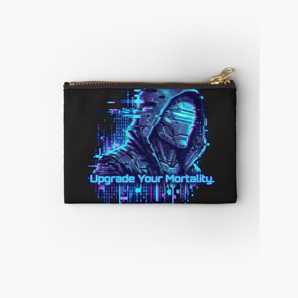 Item preview, The Virtual Casualty - Cyberpunk Skeleton VR Glitch Art designed and sold by Thaivi Design.