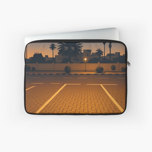 Item preview, Twilight Lines – Minimalist Coastal City Flat Art designed and sold by Sepia soul.