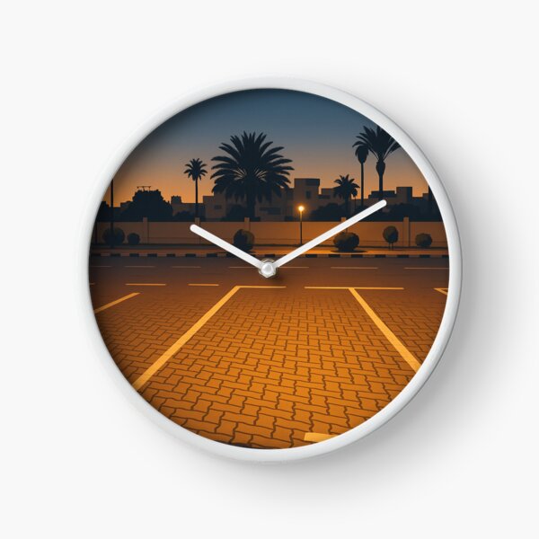 Item preview, Twilight Lines – Minimalist Coastal City Flat Art designed and sold by Sepia soul.