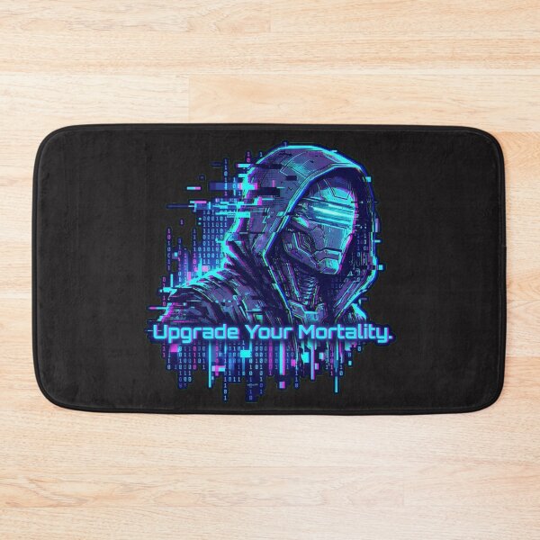 Item preview, The Virtual Casualty - Cyberpunk Skeleton VR Glitch Art designed and sold by Thaivi Design.