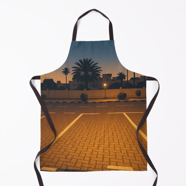 Item preview, Twilight Lines – Minimalist Coastal City Flat Art designed and sold by Sepia soul.