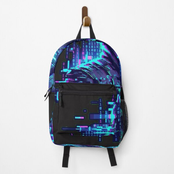 Item preview, The Virtual Casualty - Cyberpunk Skeleton VR Glitch Art designed and sold by Thaivi Design.