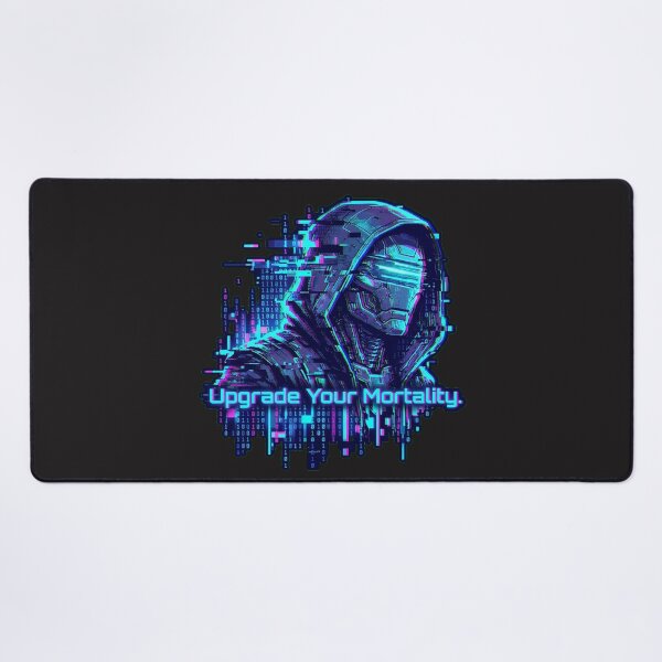Item preview, The Virtual Casualty - Cyberpunk Skeleton VR Glitch Art designed and sold by Thaivi Design.