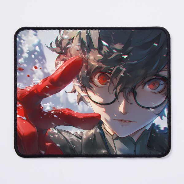 Item preview, Ren Amamiya Persona 5 Game Anime Dark Red Eyes Phantom designed and sold by mildaclairmo.