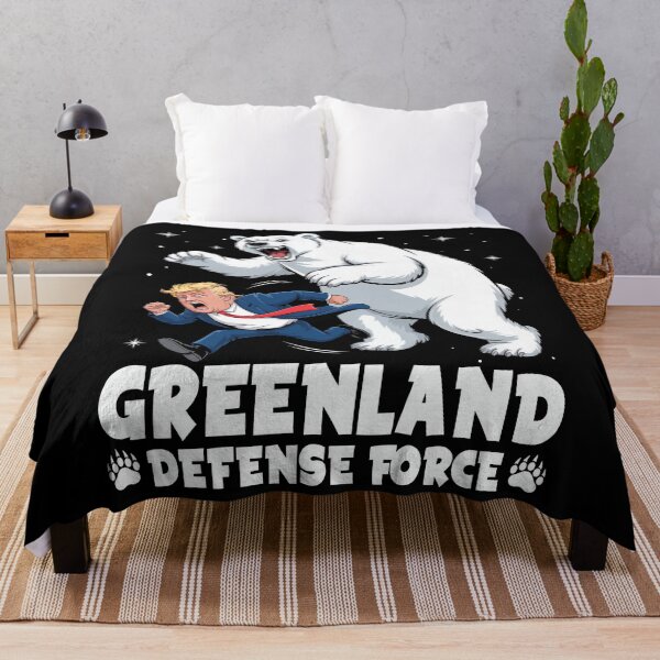 Item preview, Hands Off Greenland Flag Greenland Funny designed and sold by MackenzieBin.