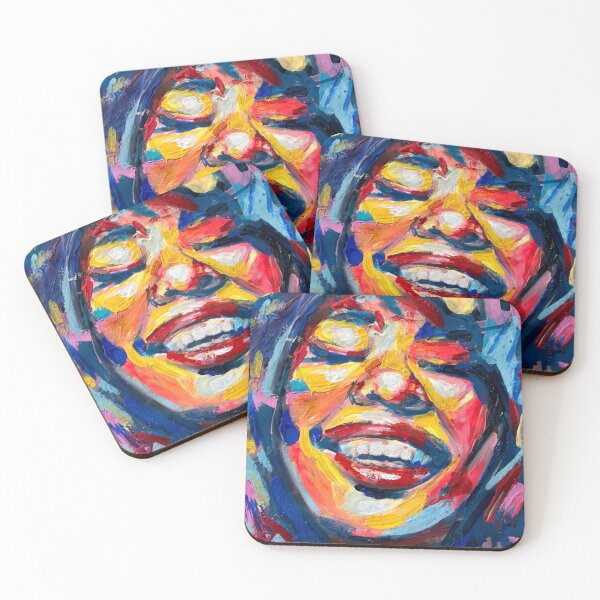 Item preview, Dopamine Art Portrait Colorful Expressive Artwork  designed and sold by MontekkiArt.