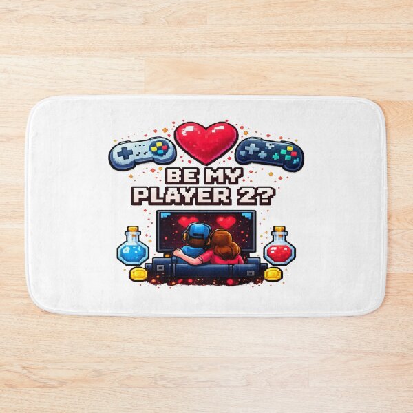 Item preview, Be My Player 2 – Pixel Art Gamer Love Couple designed and sold by Gentelman@rtStudio.