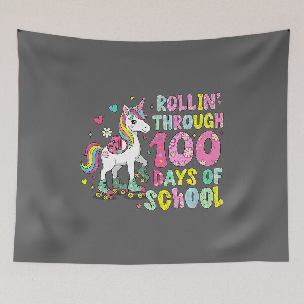 Artikelvorschau, 100 Tage Schule Einhorn 100. Tag Klügere Mädchen Lehrerin entworfen und verkauft von KristineLi.