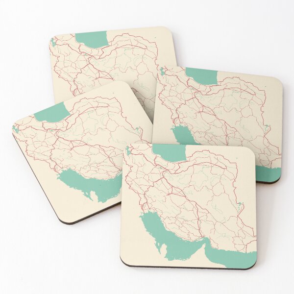 Item preview, Iran Map Illustration designed and sold by MapsByLeo.