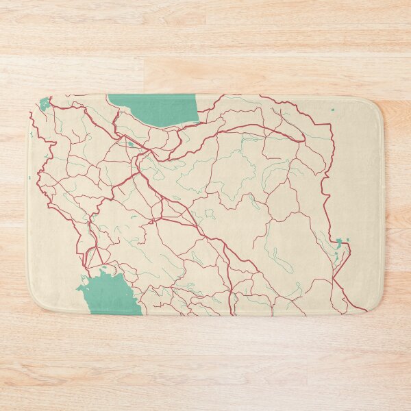 Item preview, Iran Map Illustration designed and sold by MapsByLeo.