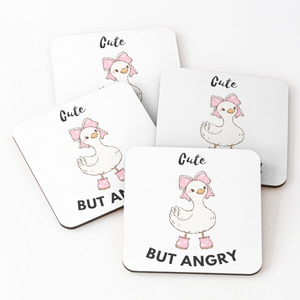 Item preview, Cute but angry goose love designed and sold by MeowsAndLeaves.