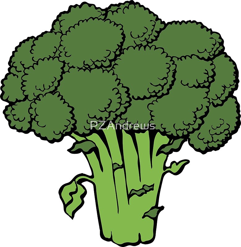 "I Love Broccoli" by PZAndrews Redbubble