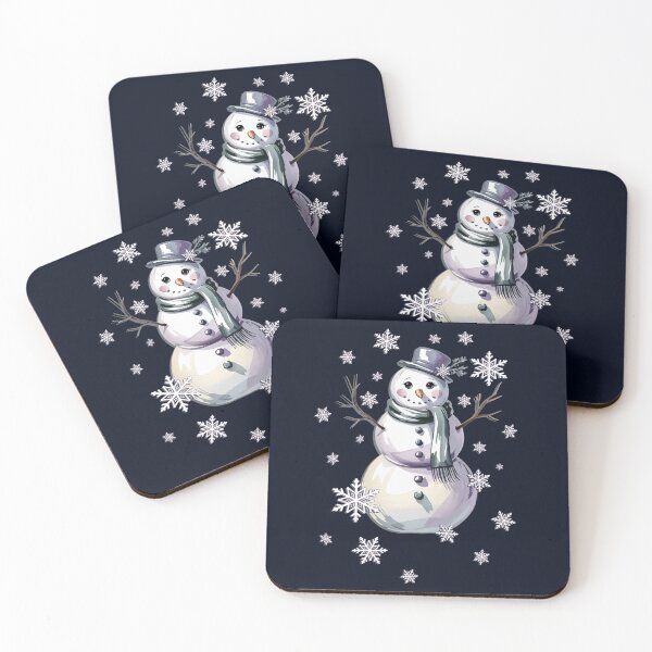 Item preview, Winter Season Watercolor Art Snowman designed and sold by tamdevo1.