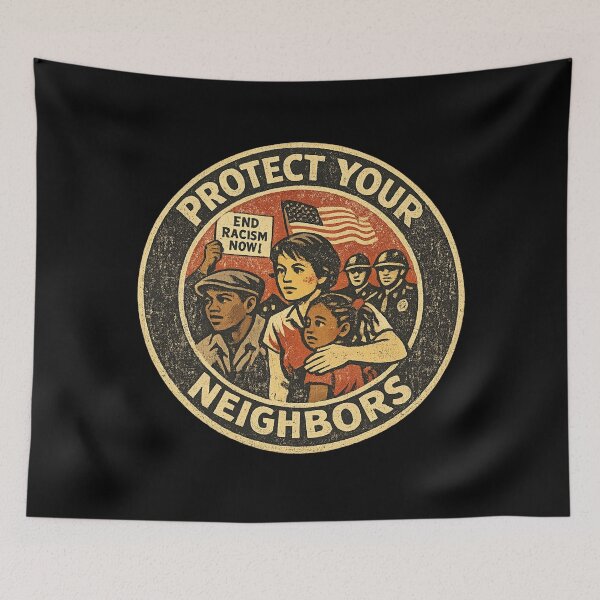Item preview, protect your neighbors designed and sold by DIRTYDUNNZ.