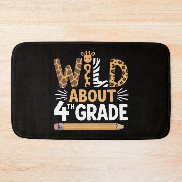 Item preview, Wild About 4Th Grade, School Grade Teacher designed and sold by PattonJillian.