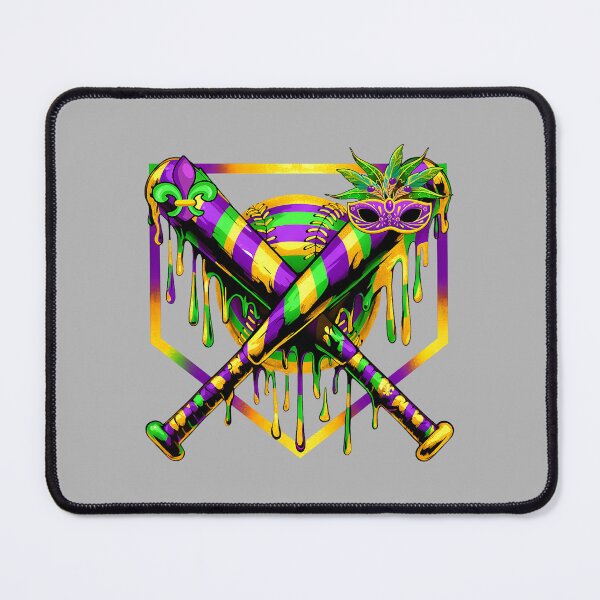 Item preview, Baseball Mardi Gras Carnival Party Mask Ice Cream Drip Boys designed and sold by GreggRoss.