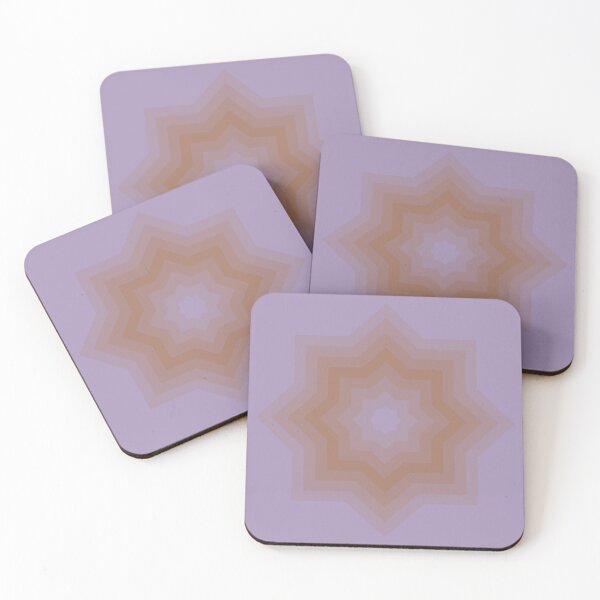 Item preview, Viola Mocha Mousse Star Pattern designed and sold by PatternSalad.