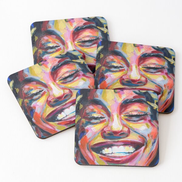 Item preview, Colorful Expressive Portrait Art | Modern Abstract Female Face designed and sold by MontekkiArt.