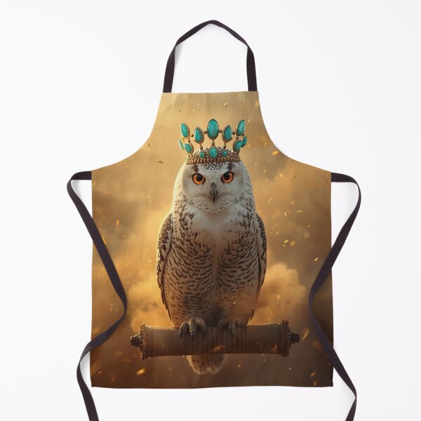 Item preview, Crowned Snowy Owl designed and sold by Enchanting Art Vista.