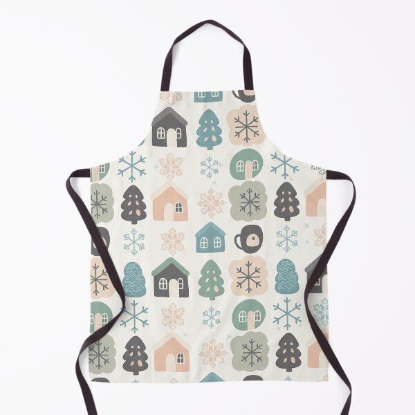 Item preview, Cozy Winter Joy Seamless Pattern – Minimal Snowflakes in Soft Neutral Tones designed and sold by Iras-Art-Corner.
