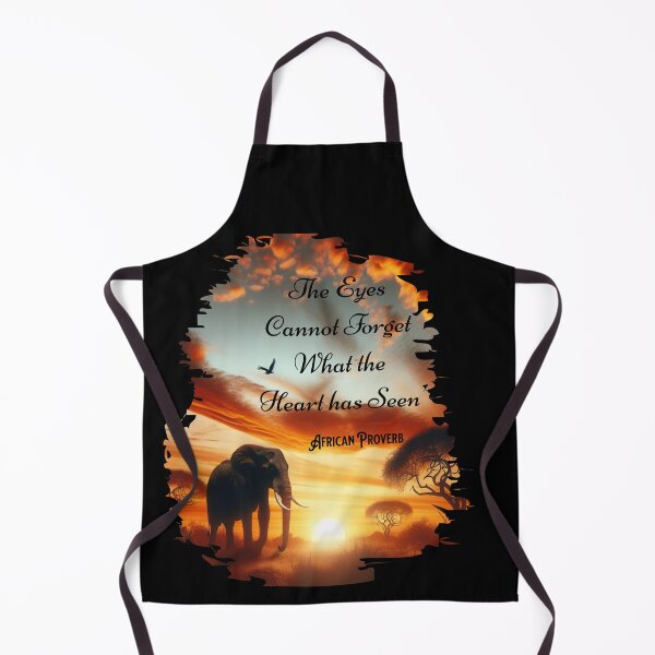 Item preview, The Eyes Cannot Forget What the Heart Has Seen African Proverb designed and sold by 5PointsDigital.