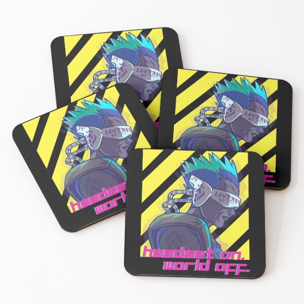 Item preview, Headset On. World Off. Blue Man Gaming Addict Design designed and sold by Robbo's Tees Designs.