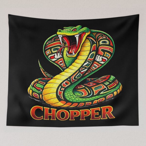 Item preview, Chopper Lives – Legendary Alaska Skater & Snowboarder Tribal Serpent Art designed and sold by Alaska Magick.