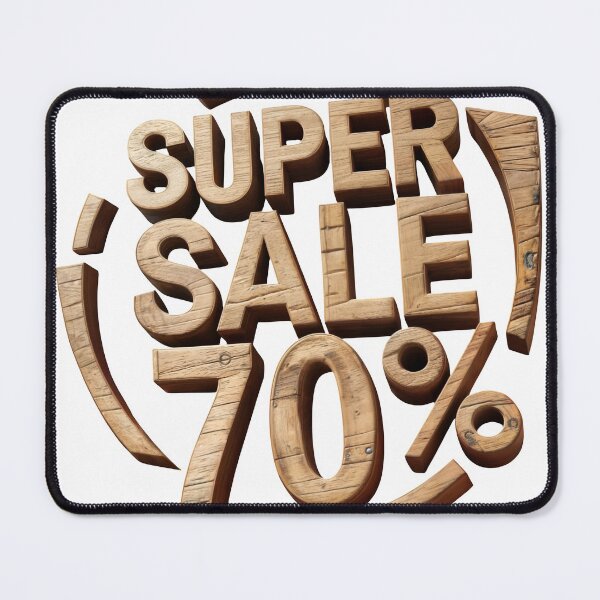 Item preview, Stunning wooden super sale 70 percent off discount sign designed and sold by Creative88Art.
