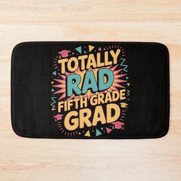 Item preview, Totally Rad Fifth Grade Grad Gift 5th Graduation Tassel Cap designed and sold by PattonJillian.