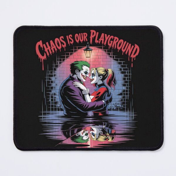Item preview, Chaos Is Our Playground - Joker and Harley Quinn Intimate Alley Embrace designed and sold by Midnight Veil Designs.