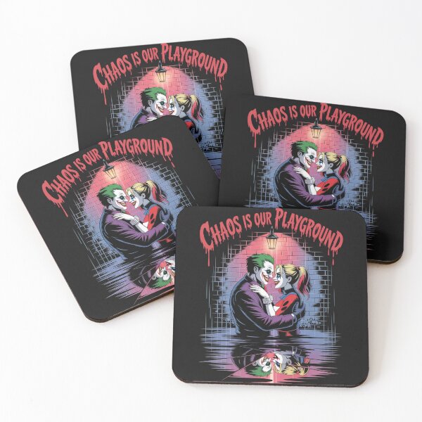 Item preview, Chaos Is Our Playground - Joker and Harley Quinn Intimate Alley Embrace designed and sold by Midnight Veil Designs.