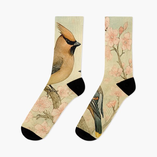 Item preview, Whispers of Spring : Bombycilla garrulus Bohemian waxwing #4 designed and sold by Helios Be. Lavsh.