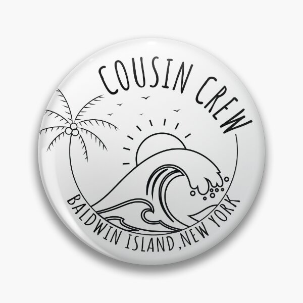 Item preview, Cousin Crew Baldwin Island New York Beach Vacation T-Shirt | Family Trip Travel Design designed and sold by PixelWaveBD.