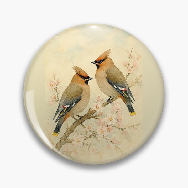 Item preview, Whispers of Spring : Bombycilla garrulus Bohemian waxwing #5 designed and sold by Helios Be. Lavsh.