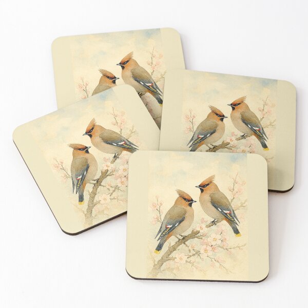 Item preview, Whispers of Spring : Bombycilla garrulus Bohemian waxwing #5 designed and sold by Helios Be. Lavsh.