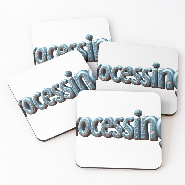 Item preview, 3D processing text in metallic letters on black background designed and sold by Creative88Art.