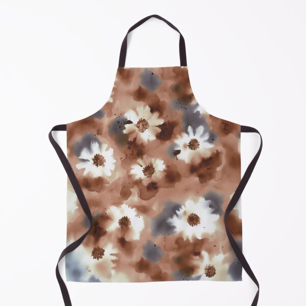 Item preview, Mocha Blossom Haze Neutral Floral Pattern Soft Botanical Aesthetic in Cream and Cocoa designed and sold by trajeado14.