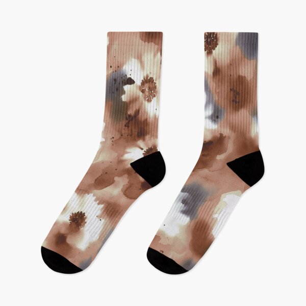 Item preview, Mocha Blossom Haze Neutral Floral Pattern Soft Botanical Aesthetic in Cream and Cocoa designed and sold by trajeado14.