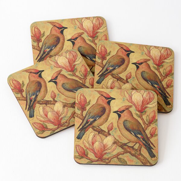 Item preview, Whispers of Spring : Bombycilla garrulus Bohemian waxwing #6 designed and sold by Helios Be. Lavsh.