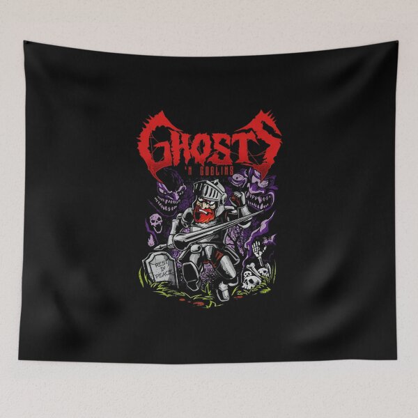 Item preview, Ghost m Goblins designed and sold by El Hermano Gym.