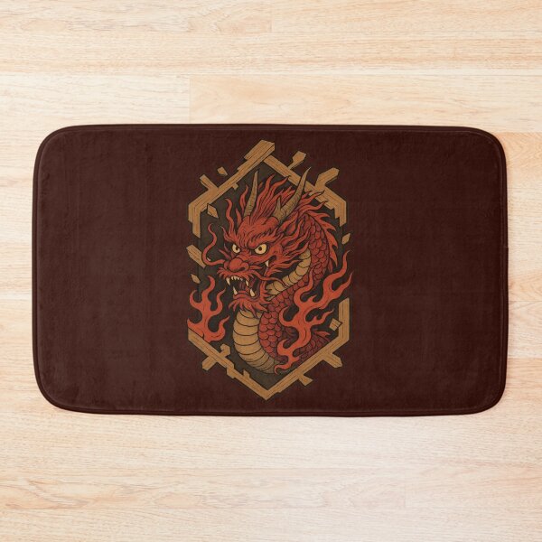 Item preview, Flame Dragon Guarding the Gate designed and sold by EdvvinStudios.