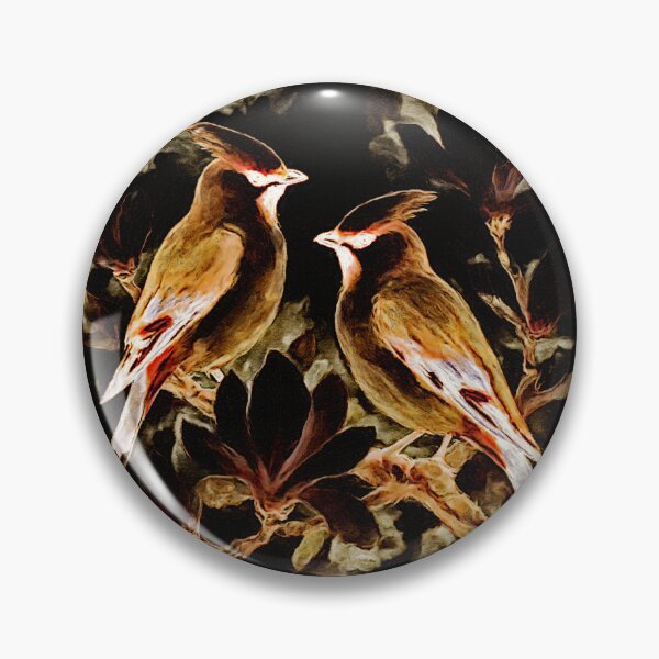 Item preview, Whispers of Spring : Bombycilla garrulus Bohemian waxwing #7 designed and sold by Helios Be. Lavsh.