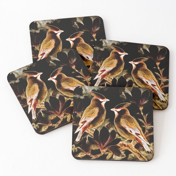 Item preview, Whispers of Spring : Bombycilla garrulus Bohemian waxwing #7 designed and sold by Helios Be. Lavsh.