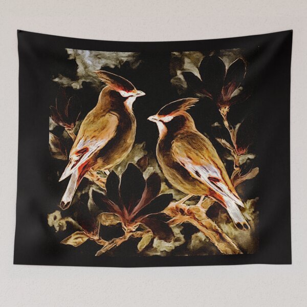 Item preview, Whispers of Spring : Bombycilla garrulus Bohemian waxwing #7 designed and sold by Helios Be. Lavsh.