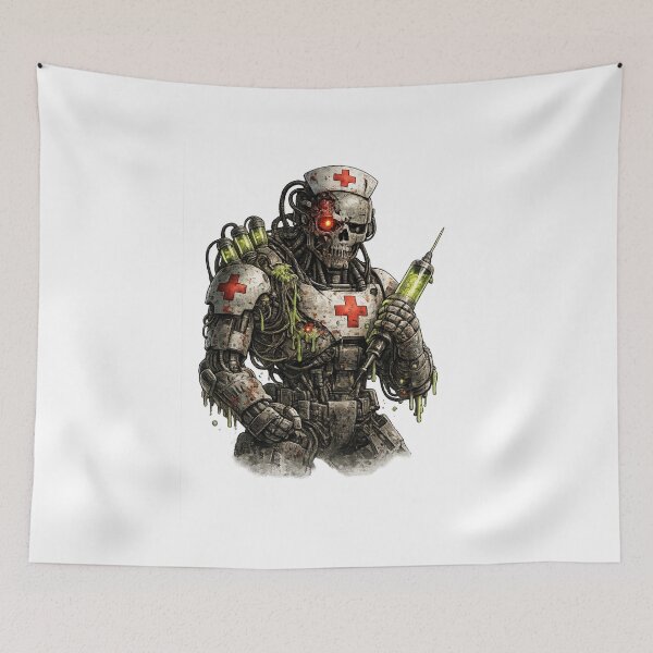 Item preview, Infected Nurse Robot – Biohazard Series designed and sold by wait4signal.